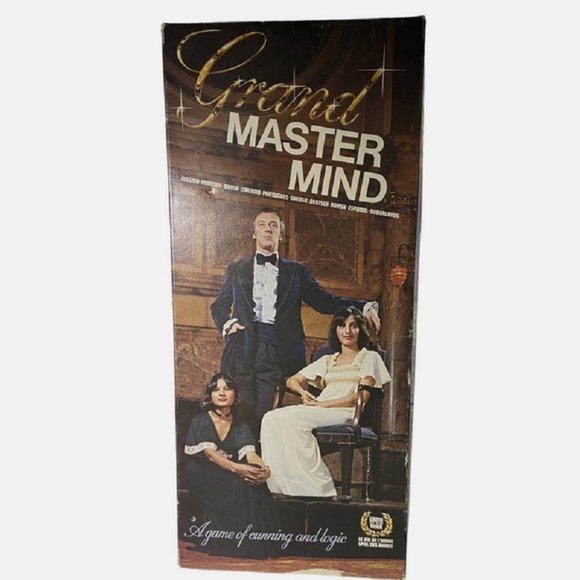 Invicta Games Grand Master Mind Board Game 1972 Vintage Complete - Picture 1 of 7